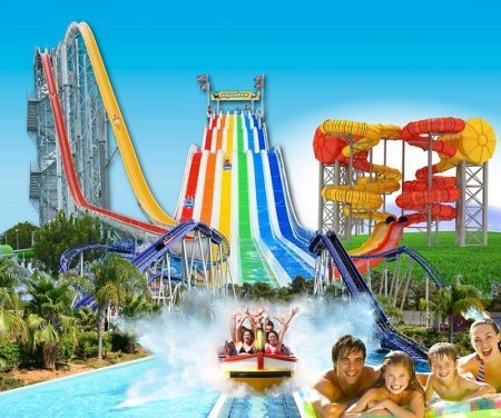 Fantastic Water Slides in Aquashow Park