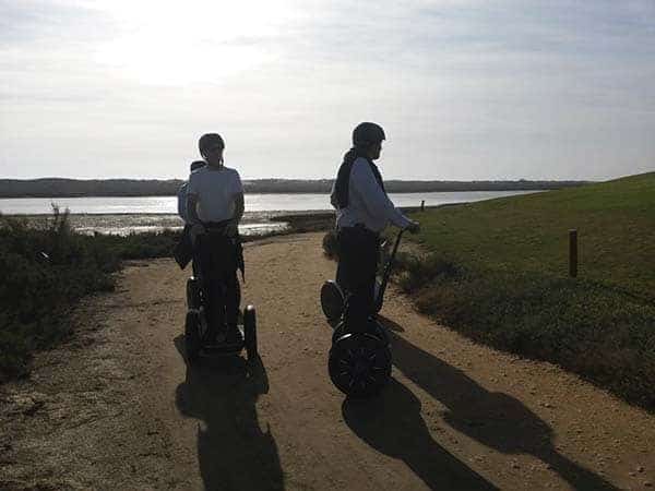 Beach Sunset By Segway