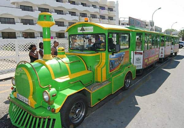 Albufeira green mini train