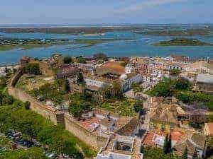 inside of Faro walls