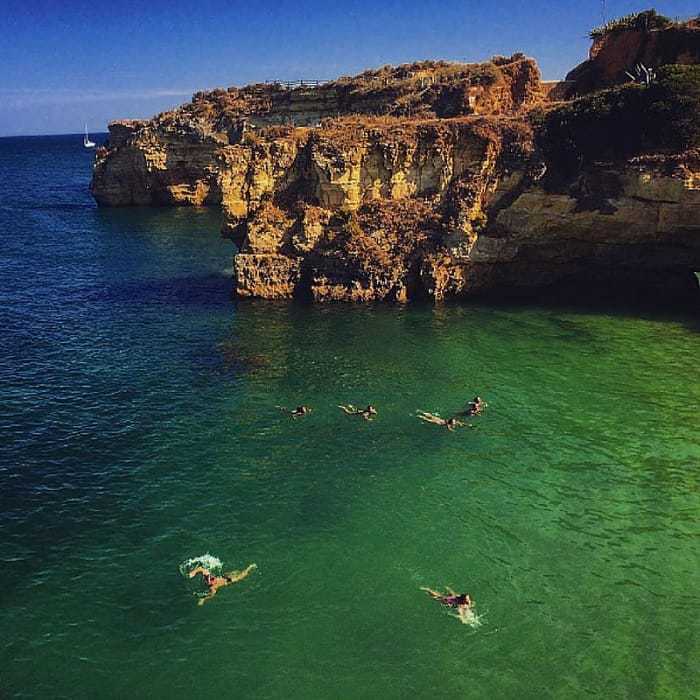 Praia dos estudantes, Lagos