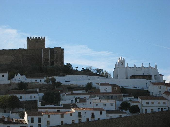 Panoramic view of Mértola